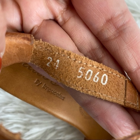 Leather Wedge Sandals Size 7 - Picture 9 of 12